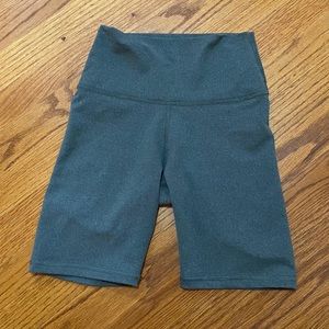 Aerie Biker Shorts- Forrest Green